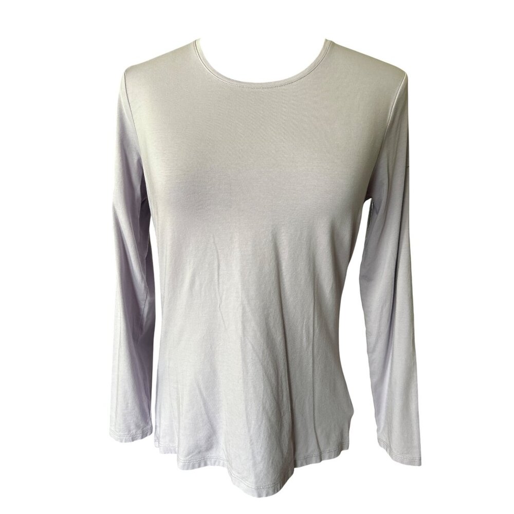 Lands End Bundle Of 3 Tops M Long & Short Sleeve Pastel Colors Casual Comfy